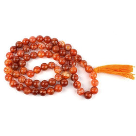 Carnelian Crystal Mala