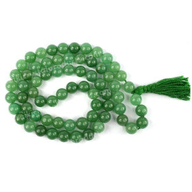Green Jade Crystal Mala