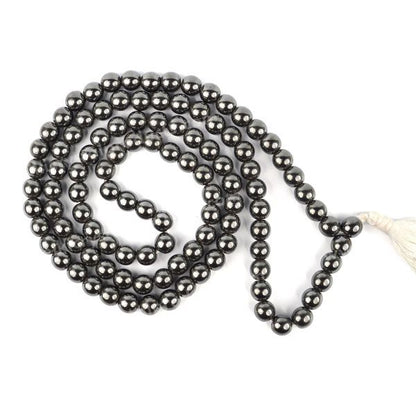Natural Crystal Stone 8 mm 108 Round Beads Mala for Unisex