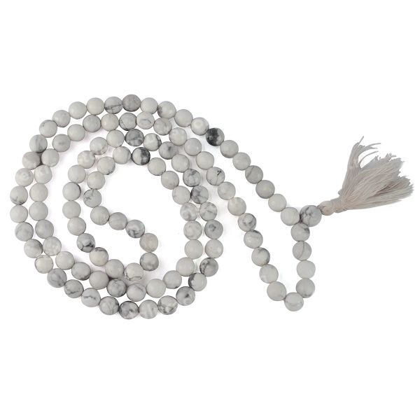 Natural Crystal Stone 8 mm 108 Faceted Bead Mala for Unisex