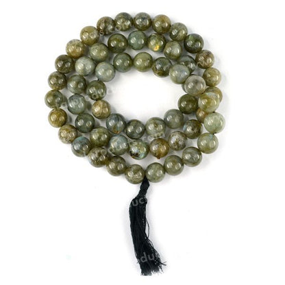 Natural Crystal Stone 12 mm Round Beads Mala for Unisex