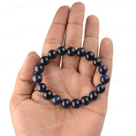 Goldstone Blue crystal bracelet for confidence