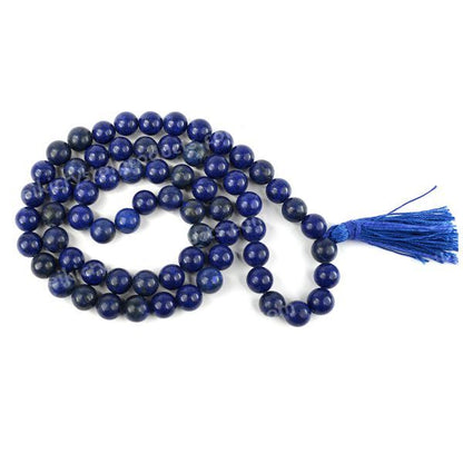 Natural Crystal Stone 10 mm Round Beads Mala for Unisex