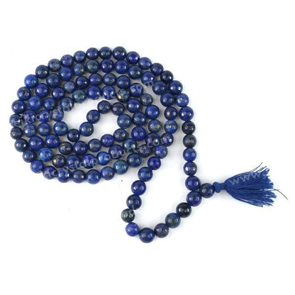 Natural Crystal Stone 8 mm 108 Faceted Bead Mala for Unisex