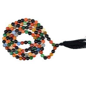 Multi Onyx Crystal Mala
