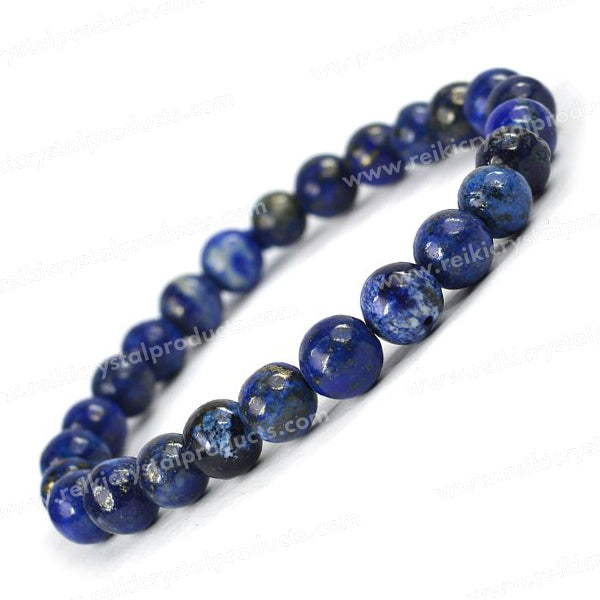 Natural Crystal Stones 8 mm Round Bead Bracelet