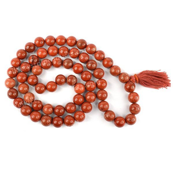 Natural Crystal Stone 10 mm Round Beads Mala for Unisex