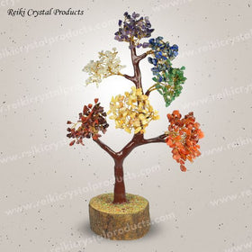 7 Chakra Natural Chip 500 Beads Tree