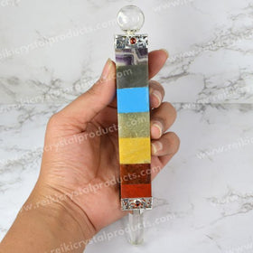 Chakra Balancing Tumble Crystal Wand