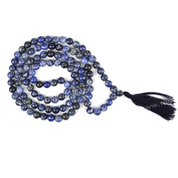 AAA Sodalite 8 mm 108 Round Bead Mala