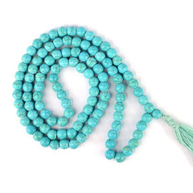 Turquoise Crystal Mala