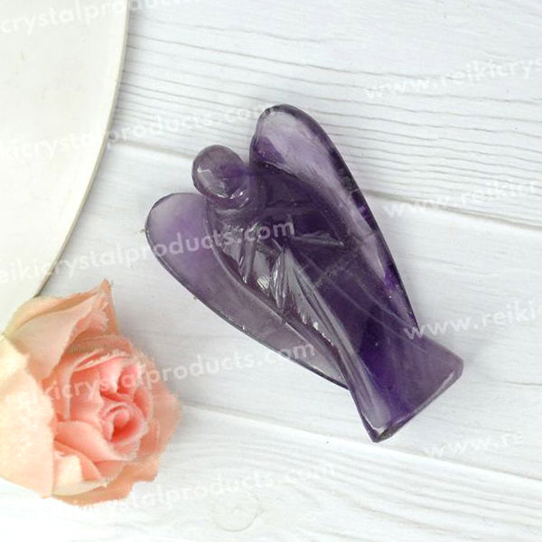 Natural Crystal Angel Size 5 cm (2 inch)