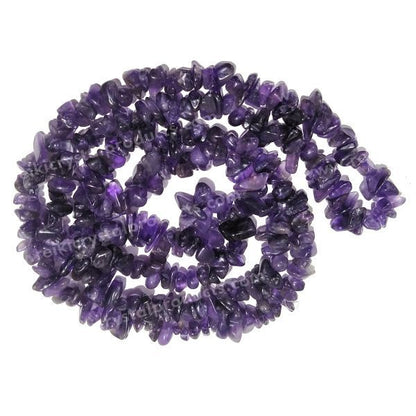 Natural Crystal Stone Chip Beads Mala / Necklace