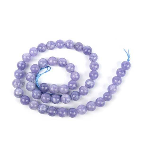 Natural Crystal Stone 8 mm Round Loose Beads 45-50 pcs for Making Bracelet Mala Necklaces
