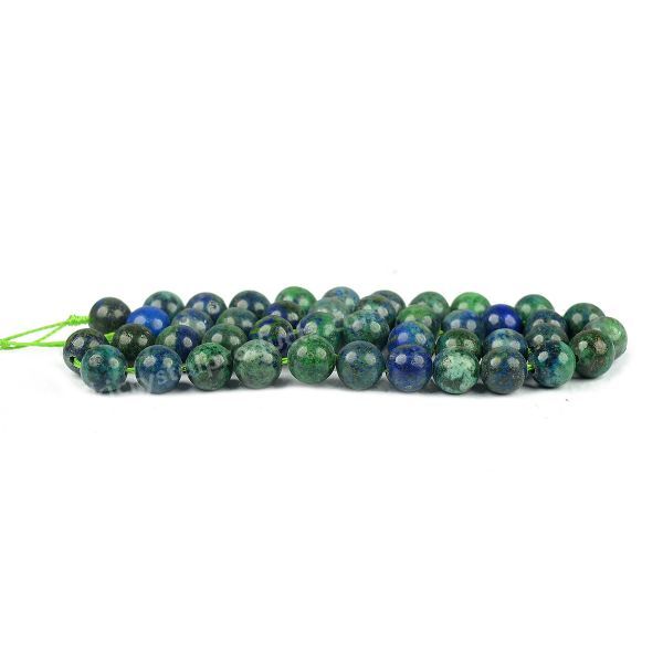 Azurite 8 mm Round Loose Beads 45-50 pcs for Making Bracelet Mala Necklaces