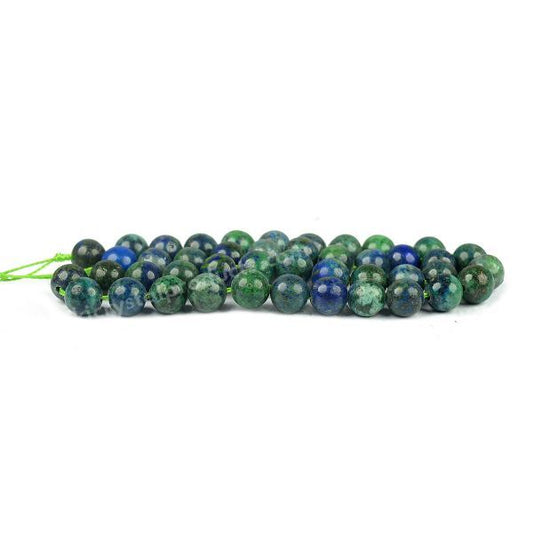 Azurite 8 mm Round Loose Beads 45-50 pcs for Making Bracelet Mala Necklaces