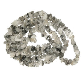 Black Rutile Quartz Crystal Mala