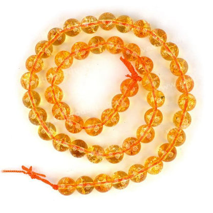 Natural Crystal Stone 8 mm Round Loose Beads 45-50 pcs for Making Bracelet Mala Necklaces