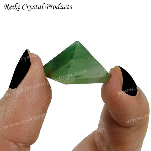 Green Aventurine Prosperity Crystal Pyramid Small Size