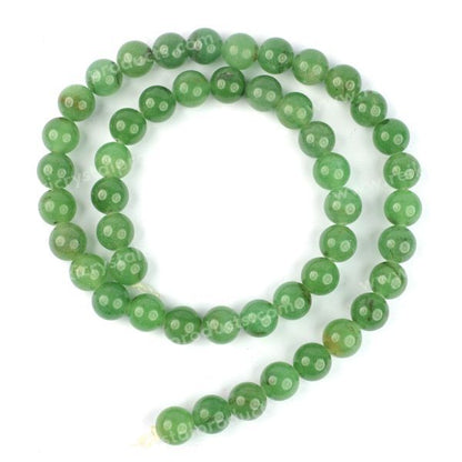 Natural Crystal Stone 8 mm Round Loose Beads 45-50 pcs for Making Bracelet Mala Necklaces