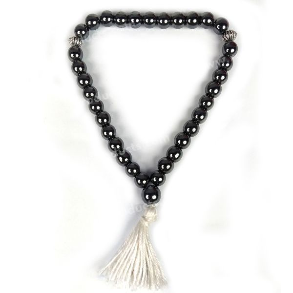 Natural Crystal Stone Tasbeeh Jaap Mala for Prayer 33 Beads 8 mm