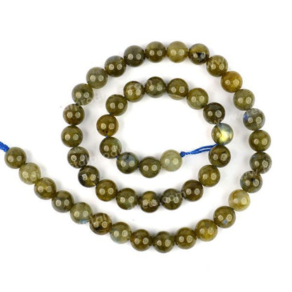 Natural Crystal Stone 8 mm Round Loose Beads 45-50 pcs for Making Bracelet Mala Necklaces