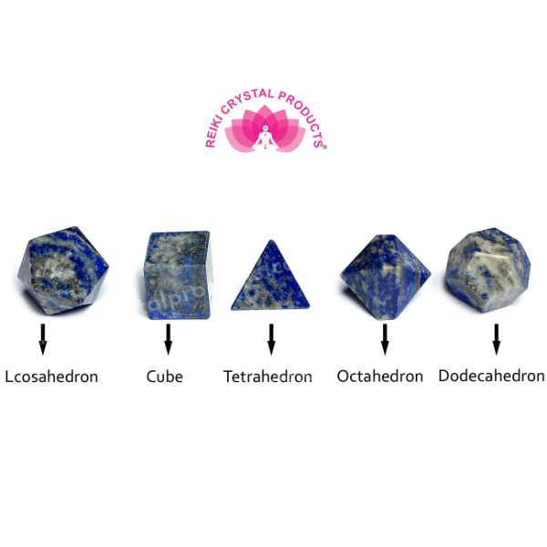 lapis crystal geometry set 5 pc