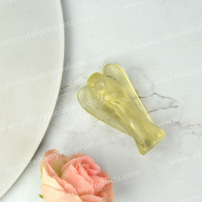 Natural Crystal Angel Size 2.4 cm (1 inch)