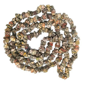 Leopard Jasper Crystal Mala
