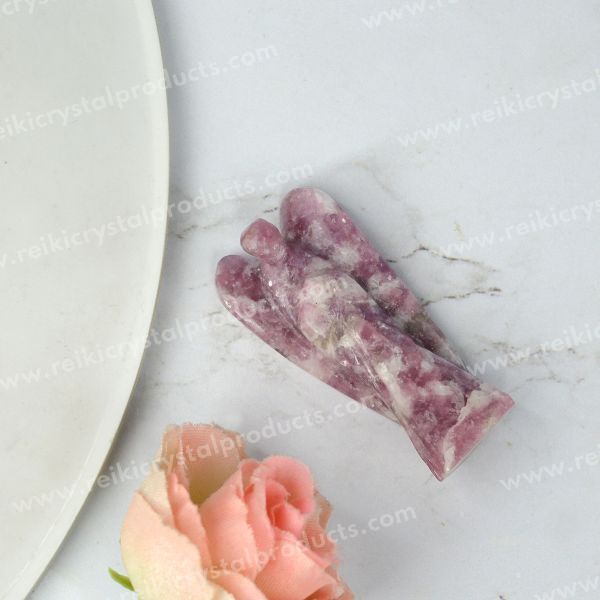 Natural Crystal Angel Size 2.4 cm (1 inch)