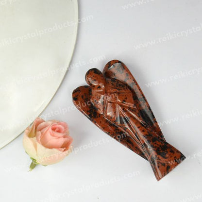 Natural Crystal Angel Size 7.6 cm (3 inch)
