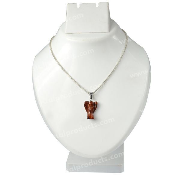 Mahogany Obsidian Pendant With Chain