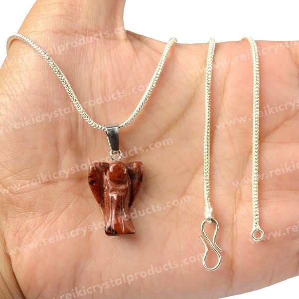 Mahogany Obsidian Pendant With Chain