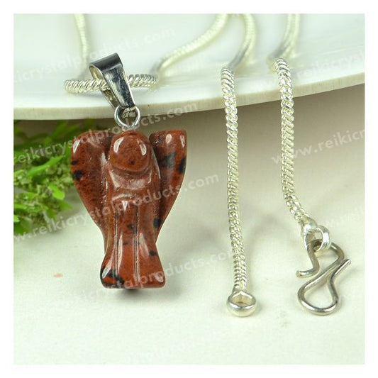 Mahogany Obsidian Pendant With Chain