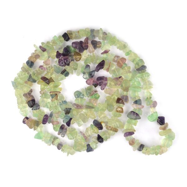 Natural Crystal Stone Chip Beads Mala / Necklace