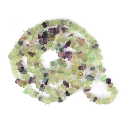 Natural Crystal Stone Chip Beads Mala / Necklace