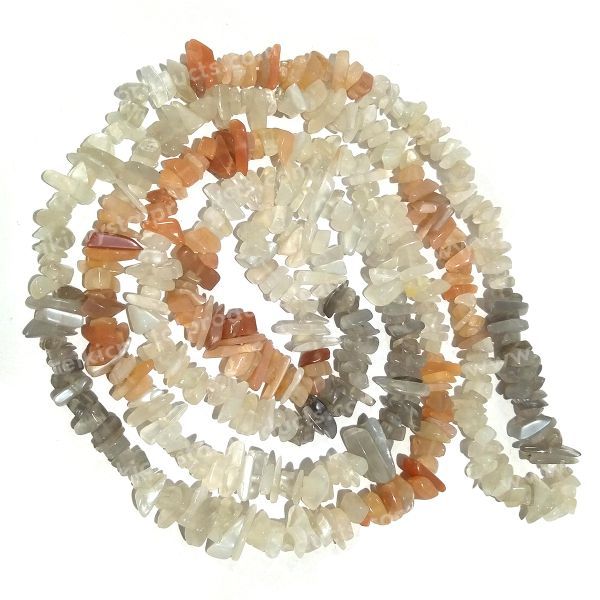 Natural Crystal Stone Chip Beads Mala / Necklace