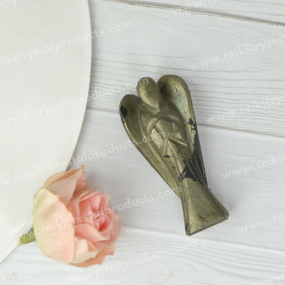 Natural Crystal Angel Size 5 cm (2 inch)