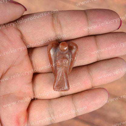Natural Crystal Angel Size 2.4 cm (1 inch)