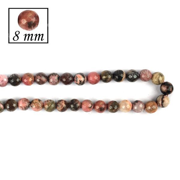 Pink Rhodonite Beads for Bracelet and Necklace Making