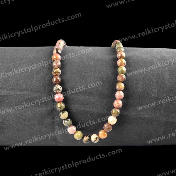 Rhodonite Gemstone Beads Strand for Handmade Jewelry