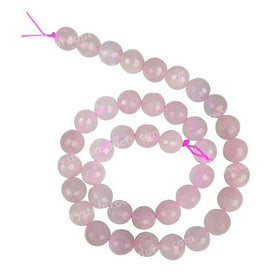 Natural Rose Quartz 10mm faceted loose beads for jewelry making