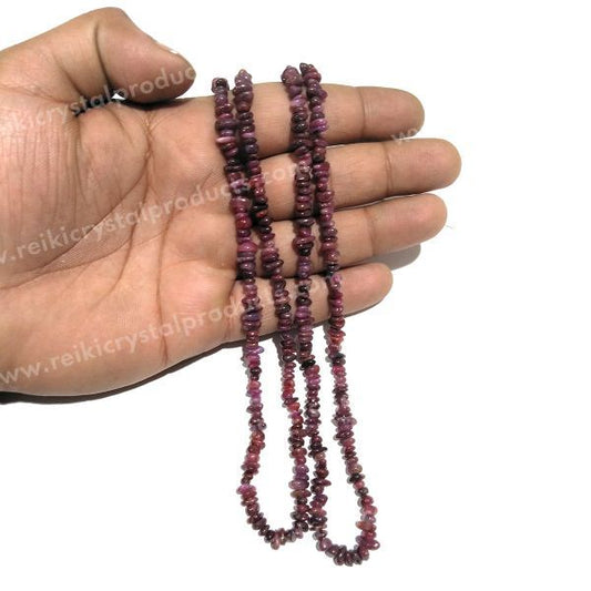 Ruby Chip Mala / Necklace