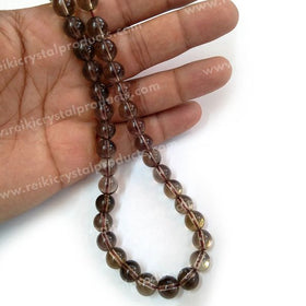 Reiki charged Smoky Quartz loose beads 35-40 pcs