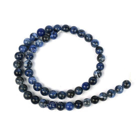 Natural Sodalite 8mm round loose beads for jewelry making