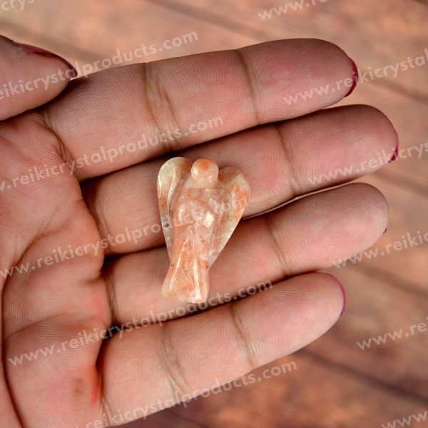 Natural Crystal Angel Size 2.4 cm (1 inch)