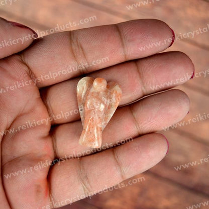 Natural Crystal Angel Size 2.4 cm (1 inch)