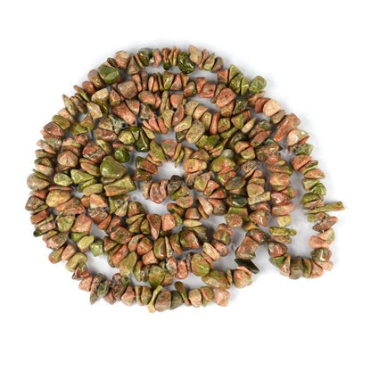 Natural Crystal Stone Chip Beads Mala / Necklace