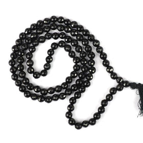 Natural Crystal Stone 6 mm 108 Faceted Beads Jaap Mala for Unisex