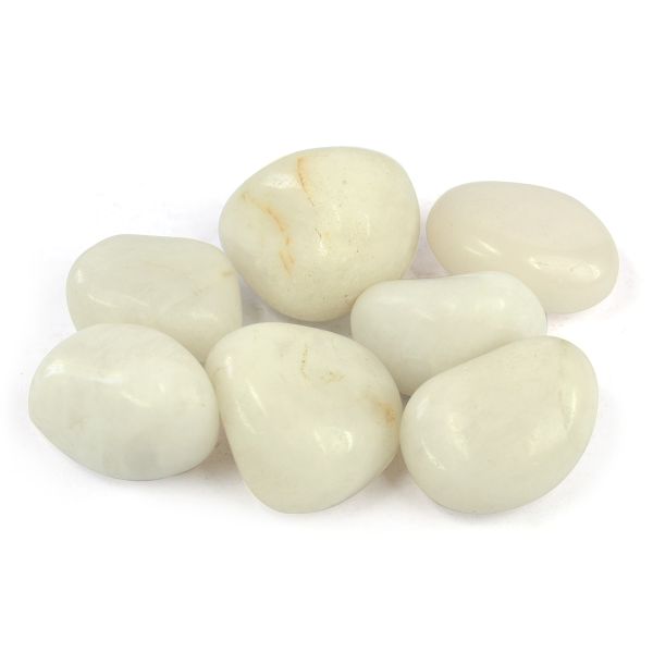 White Agate Tumble Stone